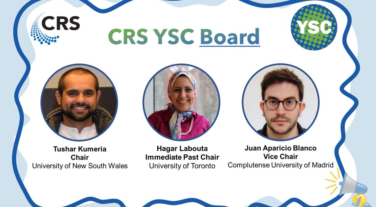 Young Scientist Committee YSC-CRS tweet media
