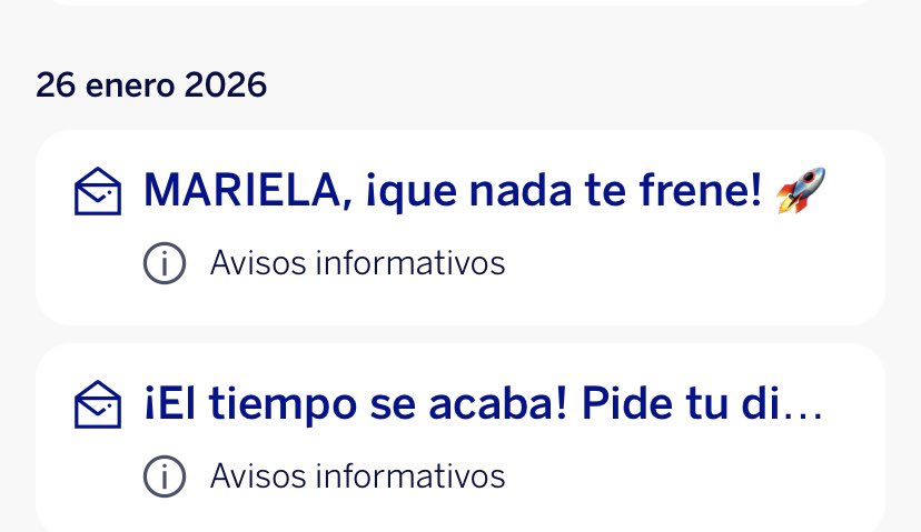 ¿También te ha pasado? <a href="/BBVA_Mex/">BBVA México</a> tiene todo el 2026 hostigando con sus promociones de esta forma: 🚨

1️⃣ Envían notificaciones al celular 📩como si alguien hubiera realizado una compra o retiro. A veces el primer mensaje es a las 5 am. 🐓
2️⃣Abres la notificación y resulta que no