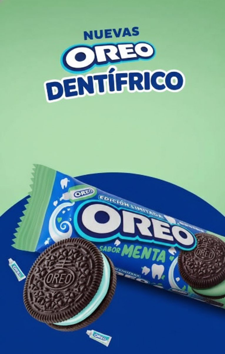 Lo primero que pienso cuando veo sacaron las Oreo menta…