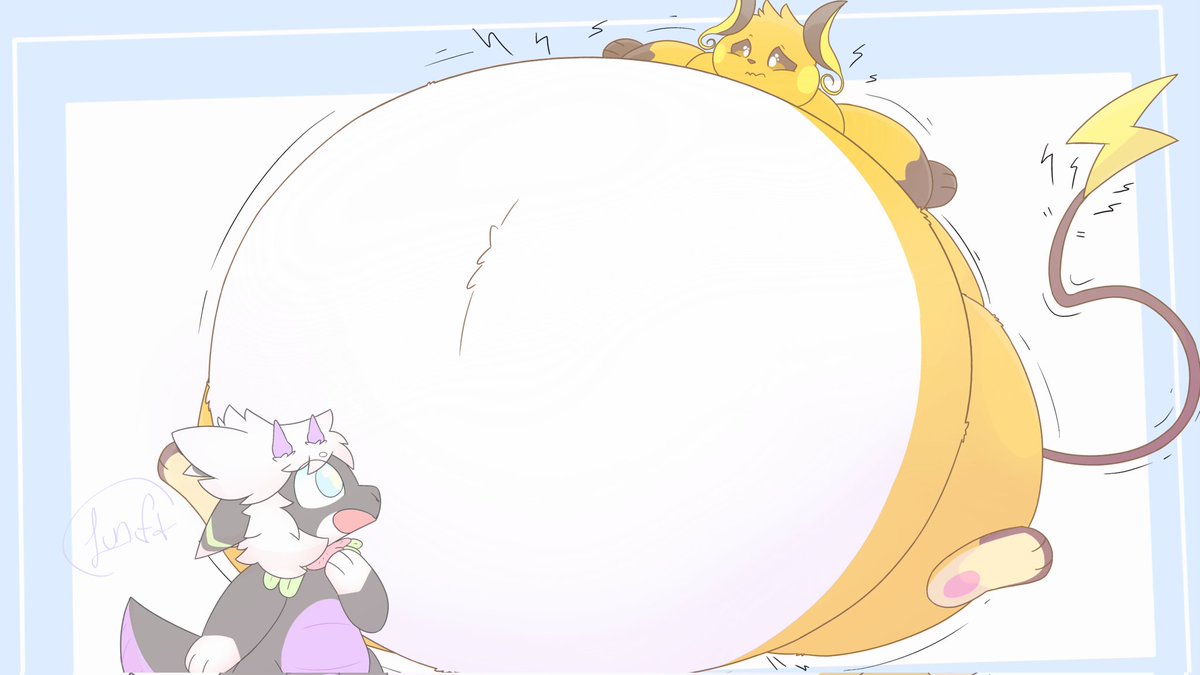 I've wanted to draw this cute, big chu for a long time ^w^
I did nothing, i think it's like that because of so much energy...

I wasn't me i swear .w.