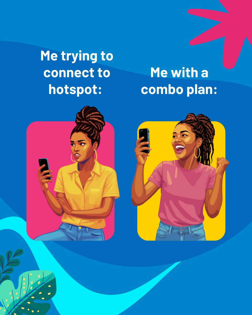 If the hotspot isn’t hotspotting…
Activate a 7-Day or 30-Day prepaid combo plan and get your riddim flowing! 😎