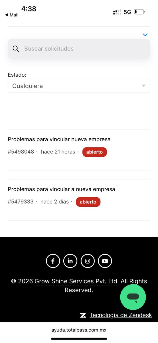 ZebaqsC's tweet photo. Que rollo con el soporte de @totalpassmx nomás no atienden los correos y mensajes en redes sociales https://t.co/ER529DZQM1