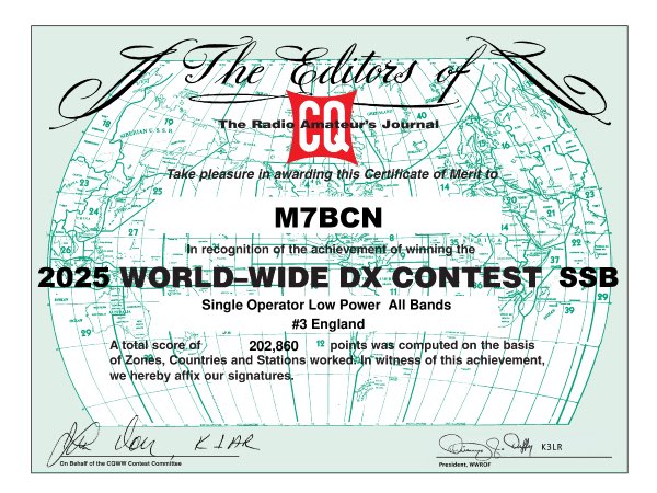 M7BCN's tweet photo. The results are in for CQ WW SSB 2025. #CQWW #HamRadio #AmateurRadio https://t.co/Ce9BFnwdFN