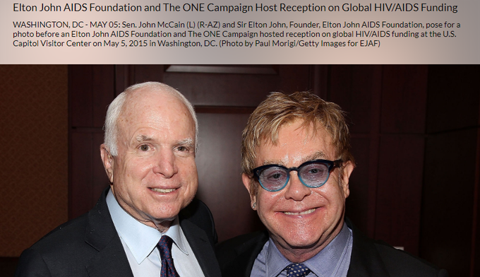 GizliOperasy0n's tweet photo. 13- #Pedofil SAPIK Elton John ve #Küreselci John McCain.. ... Bakin su Tesadüfe. #Escinsel Pedofil Elton John'un "Elton John #AIDS Vakfı" ve Pedofil SAPIK Epstein'in "Jeffrey #Epstein VI Vakfı" bulunuyor. Hayırsever PZVNKLR'e bakın.. https://t.co/eLR2z1cxVb