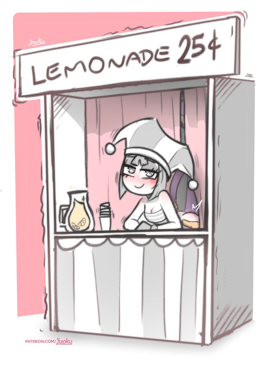 Lemonade? 
More: patreon.com/Jizoku

Retweets are appreciated :)  #TheAmazingDigitalCircus #Jizoku #Pomni #Jax