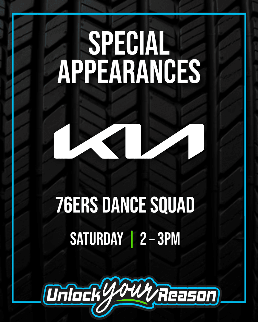 phillyautoshow's tweet photo. Saturday is stacked!

@Toyota, @subaru_usa, and @Kia are hosting a huge lineup of Philly sports appearances — from Flyers and Union favorites to Sixers legends, mascots, and dancers. Swipe for times and unlock your phandom.

More info: https://t.co/ij1hfFJRfw https://t.co/KZNcqllumD