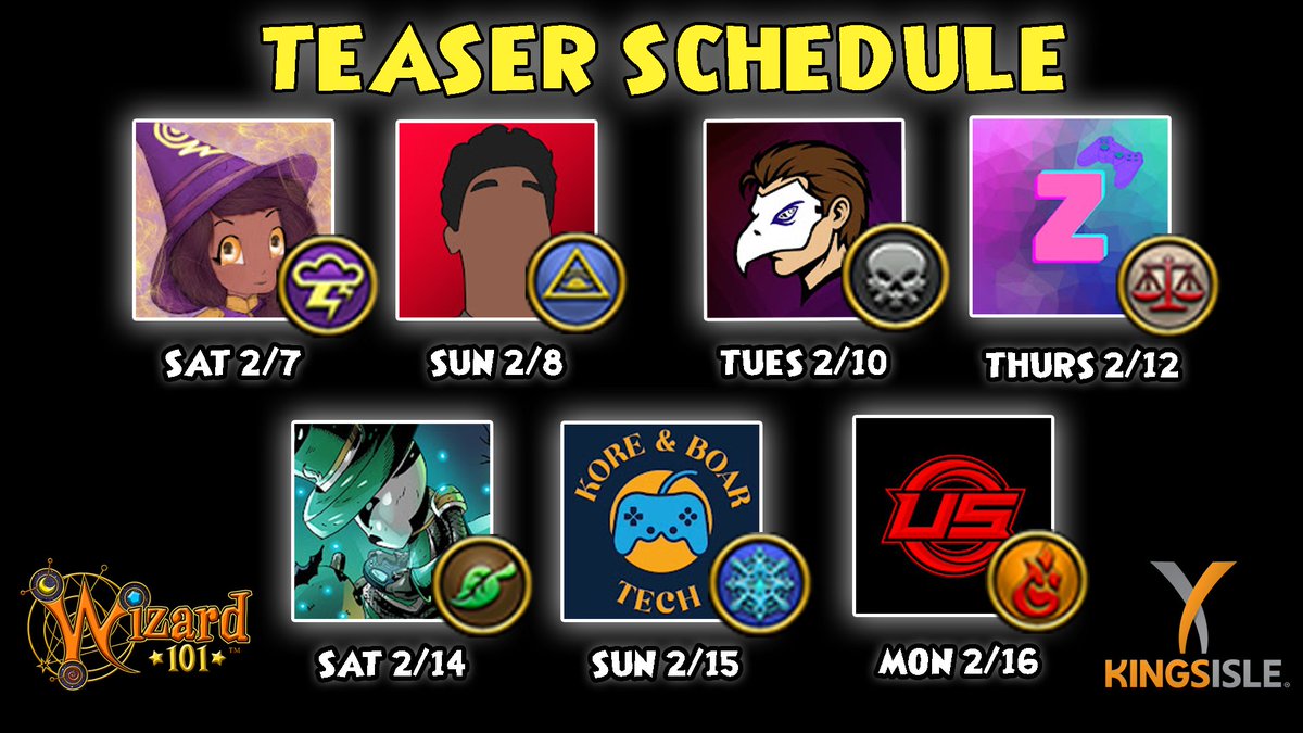 Something magical is on the way… 🪄 Don’t miss these creators revealing new Magic Weaving content and Arc 1 Spellement paths!

Feb. 7 -Storm - Genevieve Moongarden: youtube.com/@GenevieveMoon…
Feb. 8 - Myth - AwesomeTheSauce: youtube.com/@AwesomeTheSau…
Feb. 10 - Death - StrawDesertHD: