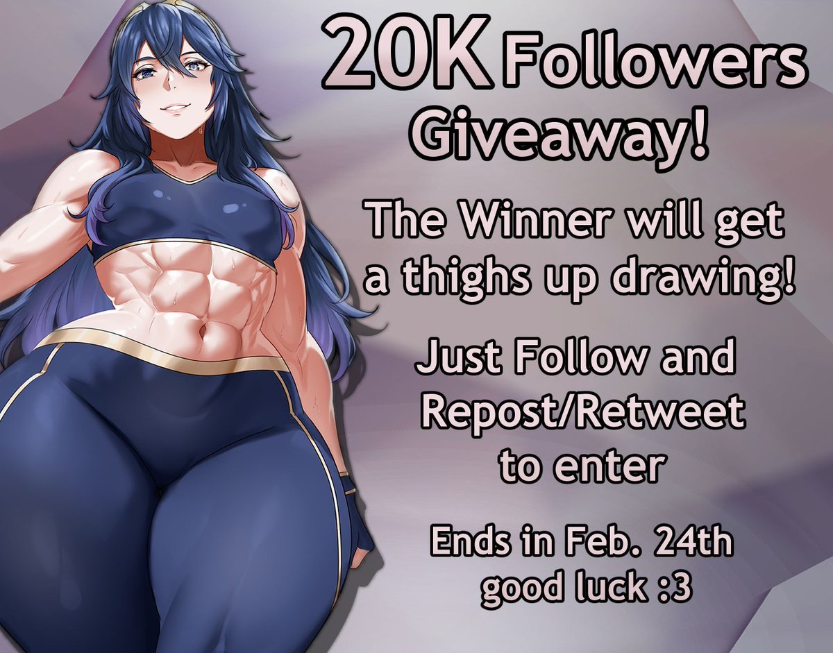 20K Followers, YIPPEEE! Alright, time for a giveaway as a thanks <3

Follow and repost to enter! Ends on February 24th. Thank you for the support, everybody!