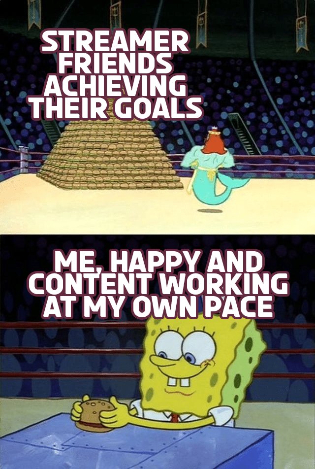 Hey VTubers, here is your daily reminder: It's a marathon, not a race 💕