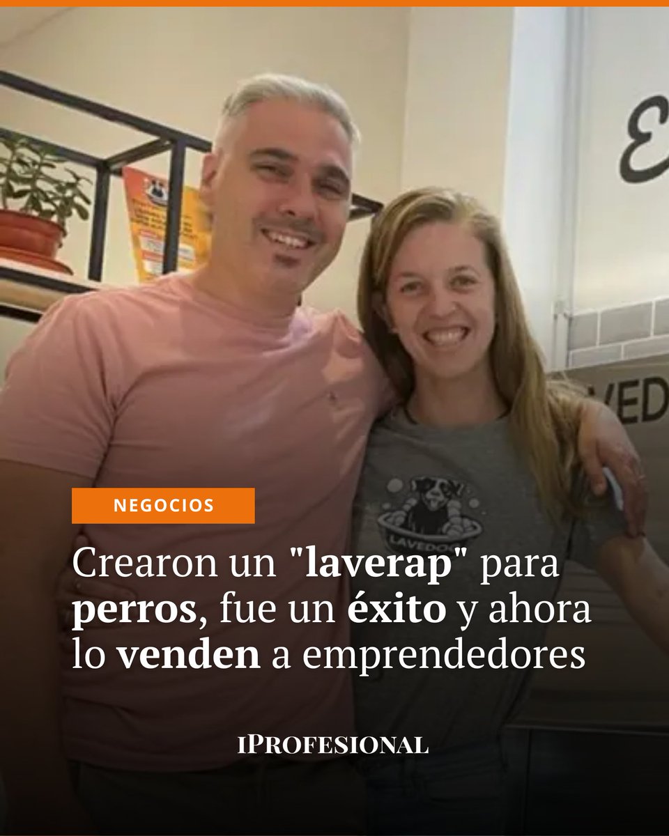 iProfesional's tweet image. 🐾 🇦🇷 Lanzan un “Laverap para perros” exitoso y ahora lo venden como oportunidad para emprendedores

🔗 Leé la nota 👉🏼 mrf.lu/jbVh

#Mascotas #Negocios #Emprendedores #Franquicias #Perros