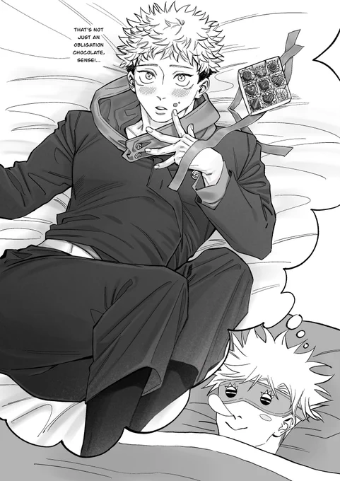 Gojo-sensei is already looking forward to Valentine's Day 😭 