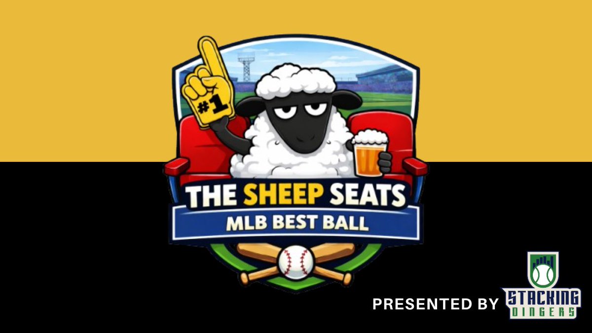 The Sheep Seats is live tonight at 8 PM Central!

Hopping on to draft The Dinger with me is <a href="/JohnTellsJokes/">John Botelho</a>, last year's 2nd and 4th place finisher in the contest.

(Also, a new thumbnail graphic)

Link below⬇️