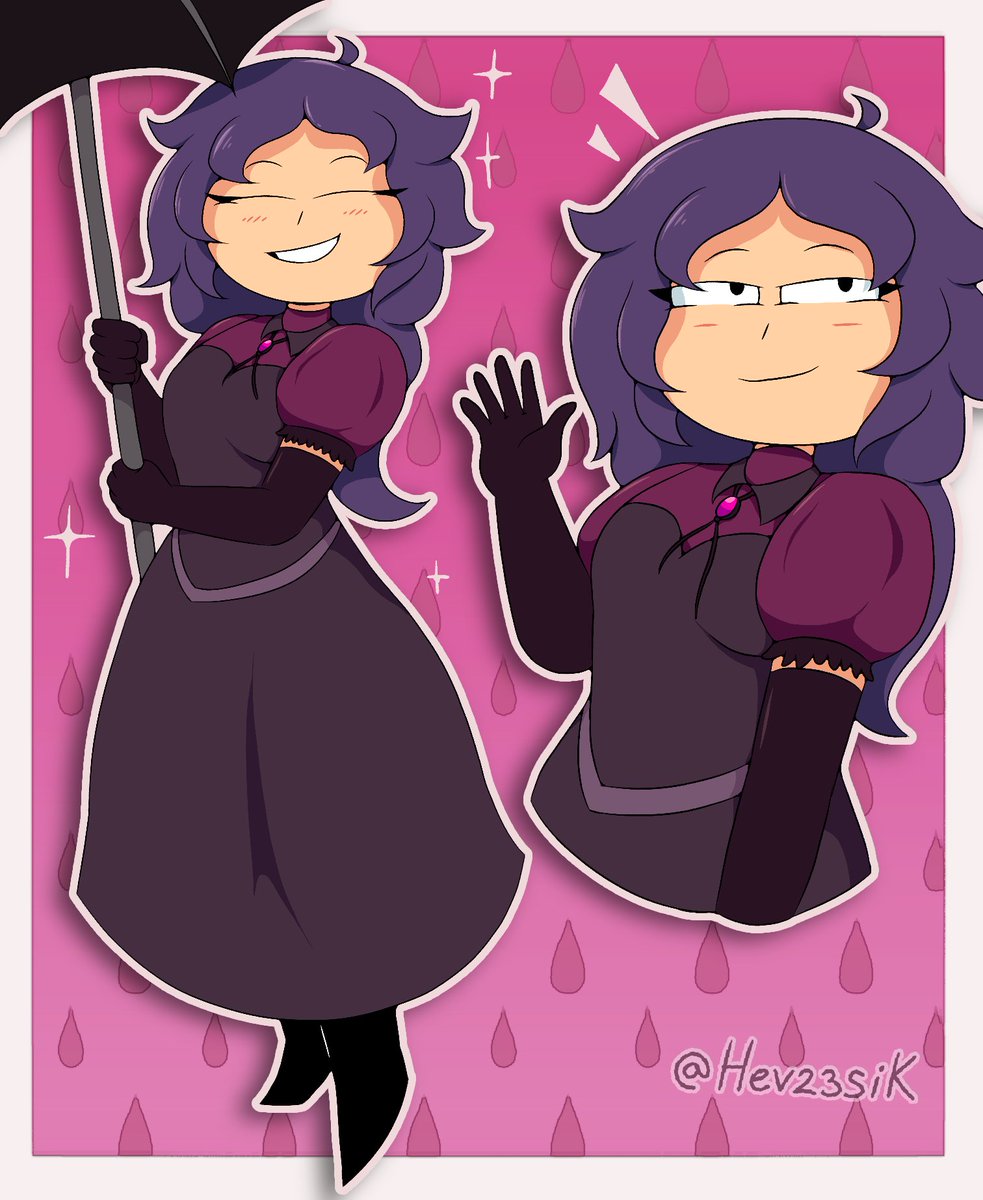 Aveces me pasa que puedo hacer un dibujo que me toma días, y luego está este que me tomo solamente hoy en hacer

Es un rediseño de un dibujo viejo btw