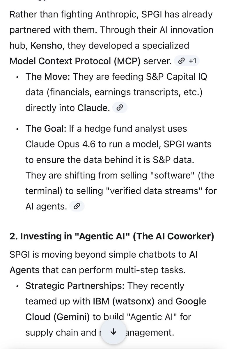 $SPGI AND $MCO SELL OFF THESIS BUSTED

FOR THOSE WHO ARE WORRIED ABOUT THE SELL OFF IN $SPGI AND $MCO. This is a piece I got from Gemini