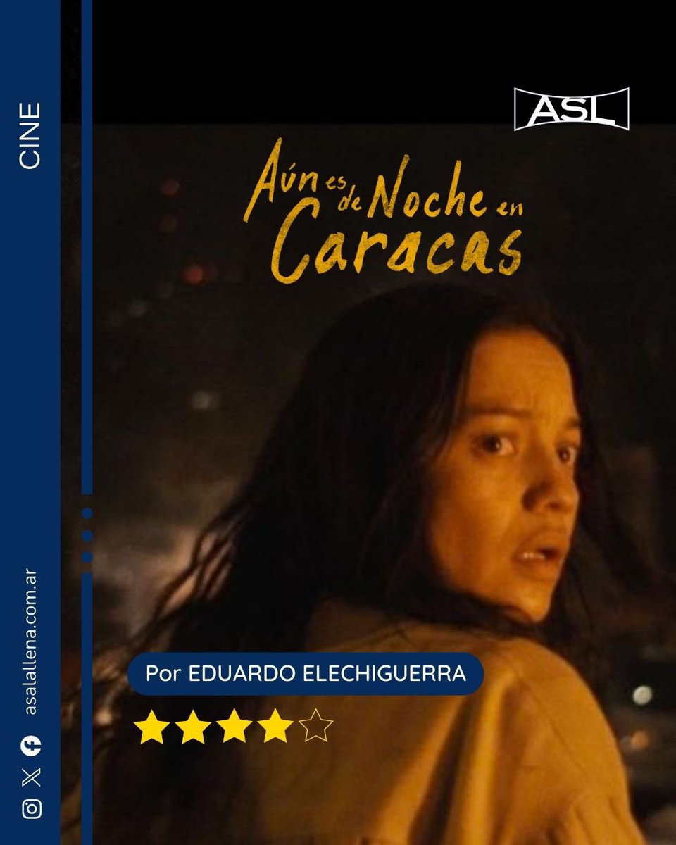 Crítica de AÚN ES DE NOCHE EN CARACAS, film codirigido por Mariana Rondón y Marité Ugas, producido por Edgar Ramírez. Estreno en salas.

Escribe Eduardo Elechiguerra (<a href="/EElechiguerra/">Eduardo Elechiguerra</a>).
asalallena.com.ar/aun-es-de-noch…