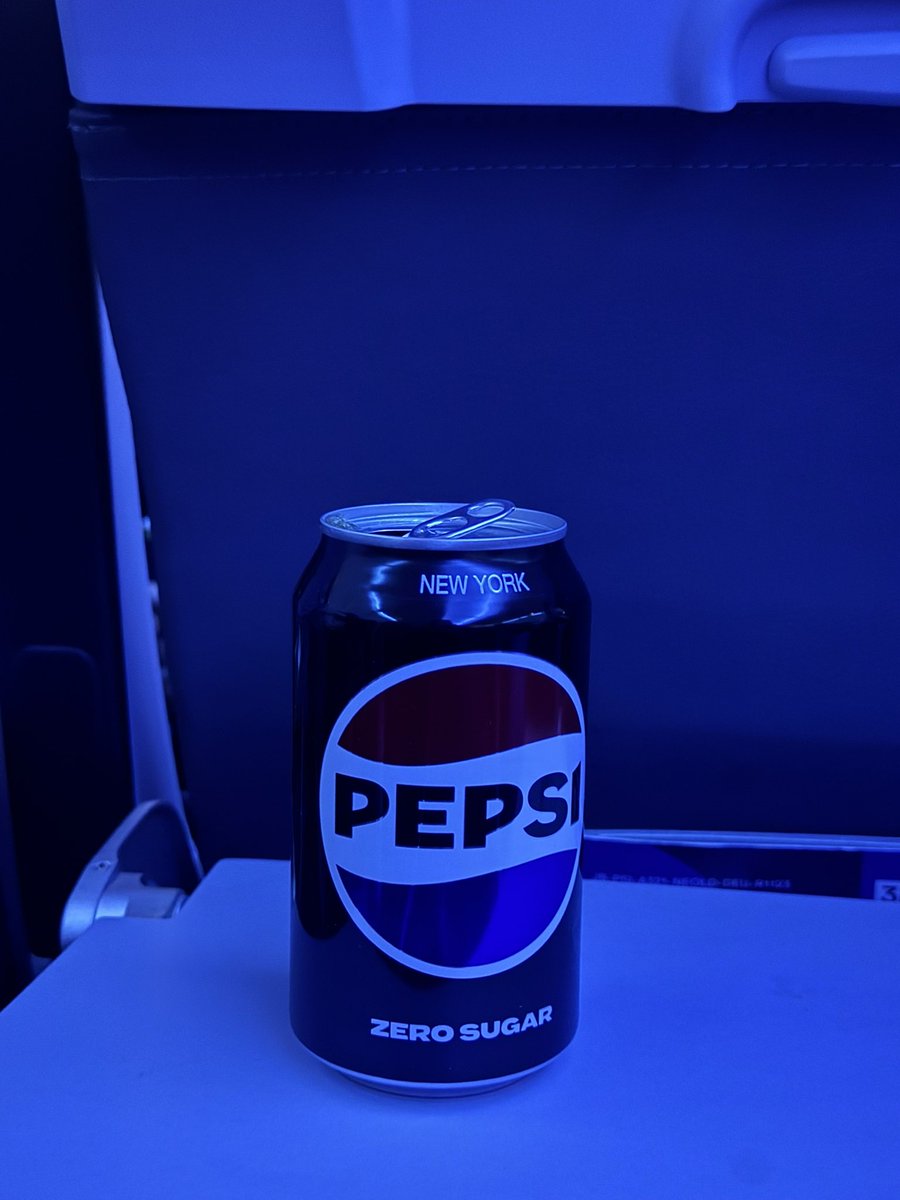 I never finish my plane Pepsi because I don’t want to get hyped af on caffeine just to sit down.