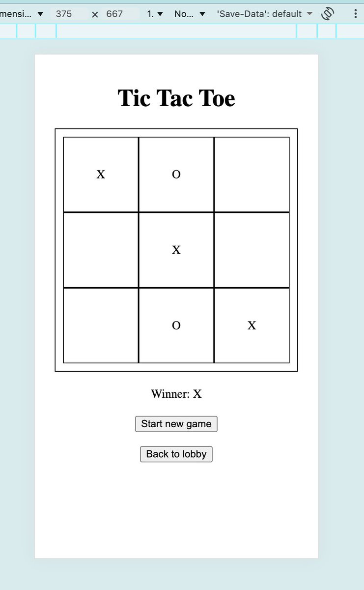 lowyelling's tweet image. Tech bro day 5: Tic Tac Toe (real time and live deployment)

Still behind today, but I’ve deployed my game live on Render! Ready for my class demo tomorrow. :) It still looks tragic, especially on a desktop. I was designing the game purely for iPhone SE the whole time, so I…