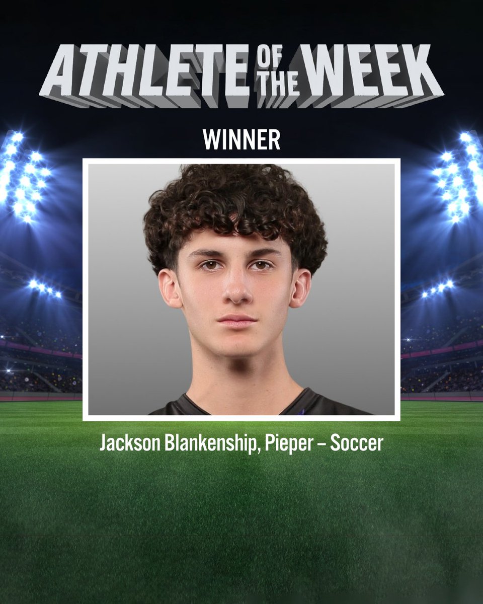 Jackson Blankenship made an impact in <a href="/piepersoccerboy/">Pieper Boys Soccer</a>'s two tightly contested District 26-5A wins last week, helping them keep pace at the top of the standings.

Now, he's the Express-News Athlete of the Week! Congrats, Jackson!

READ MORE: expressnews.com/sports/high-sc…