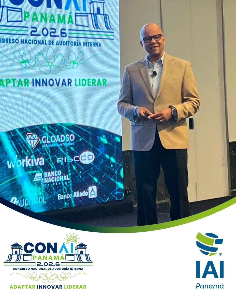 Agradecemos a Nahun Frett, Vicepresidente de Auditoría Interna de Central Romana Corporation Ltd., por su ponencia “Liderar en la era de la IA”, destacando el rol de la auditoría interna como catalizador de valor.