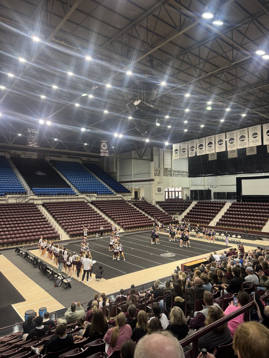 CoachSSnyder's tweet image. 1-0 at home! It’s a new era for the Bears!!@MoStateSTUNT girls showed up and showed out! #IttakesUSAll