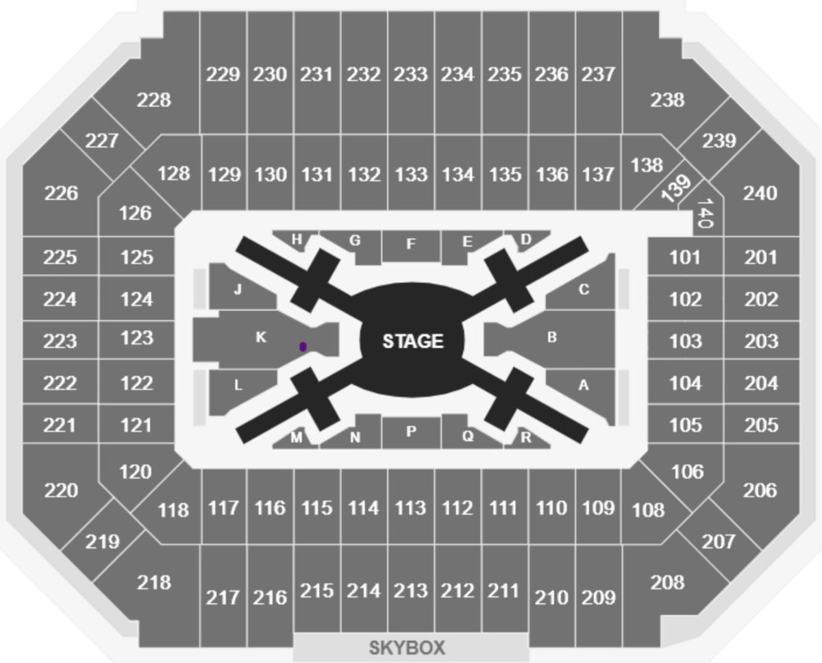 danielleonate's tweet photo. WTS/WILLING TO SELL BTS TIX for Sunday, 5/17/26 in Stanford! 

SOUNDCHECK
🎫Sec K, Row 10, Seats 11 - 12

(purple dot are the seats)

#bts #ARIRANG_WorldTour #wts #BTSTICKETS https://t.co/Hv9IcLnu7C