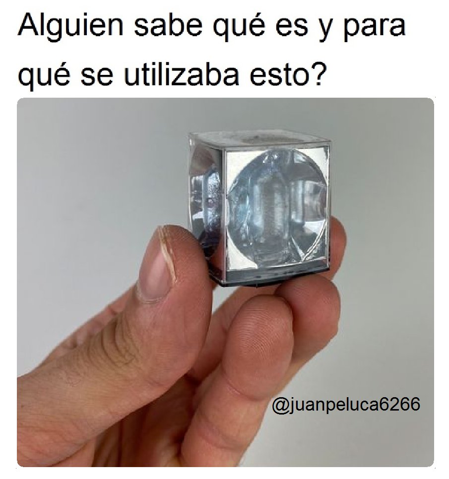 La generación de hoy, nunca sabrá lo que era esto.
Tú si lo sabes verdad??