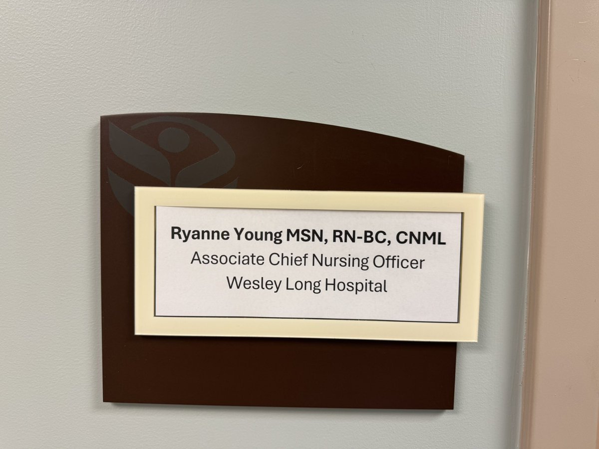 Ry_1207's tweet photo. Two weeks into my new role as Associate Chief Nursing Officer at Wesley Long Hospital — starting with an ice storm and then a snow storm. So grateful for the warm welcome from the team and for the mentors and coaches who guided me. Excited to keep learning and growing together. https://t.co/QJ4C0kvpbP
