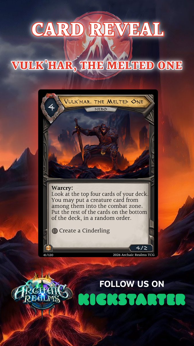 Archaic Realms TCG tweet media
