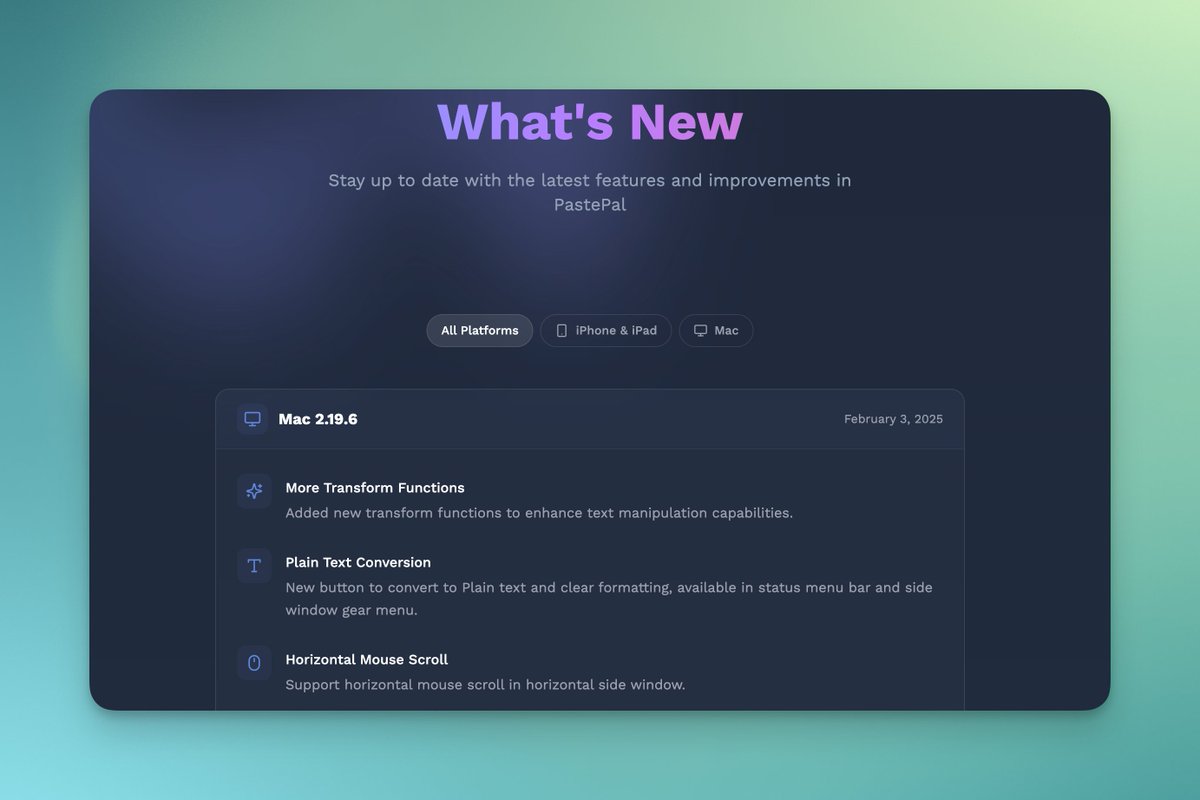 PastePal - Clipboard Manager tweet media