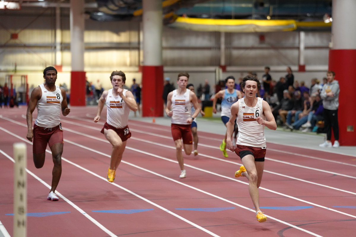 CycloneTrackXC's tweet photo. Men's 150m // Iowa State Classic

🥇 Mikey McClain, 15.96
🥈 Daylin Williams, 16.46
🥉 Jack Latham, 16.49
4. Justin Gleason, 16.85
5. Grayson Hartman, 16.87
6. Jon Rice, 17.13 https://t.co/esmNiJ9VD3