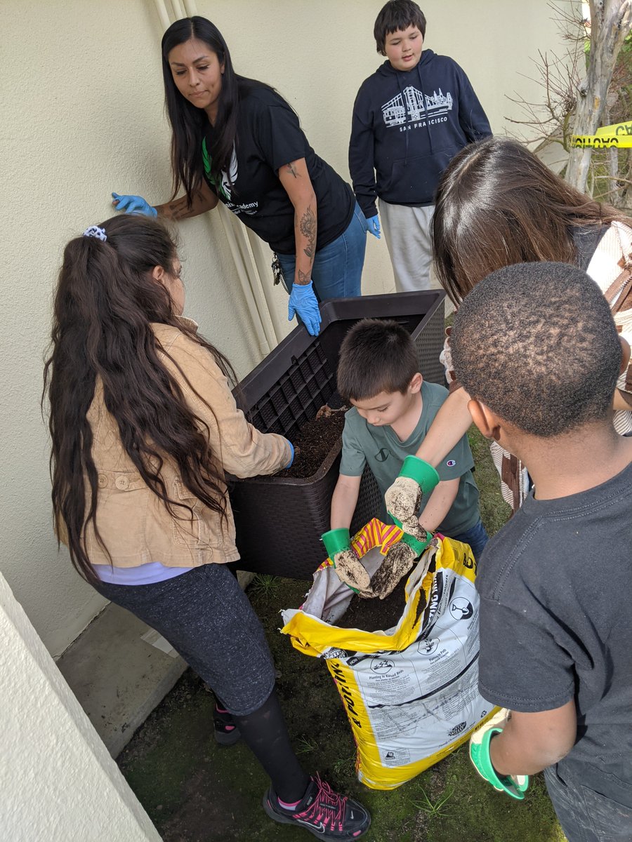 The Phoenix Gardening Club got to break ground today! Thank you Ms. Kwani for helping our students learn more about the environment, the Earth, and the cycles we are all a part of!