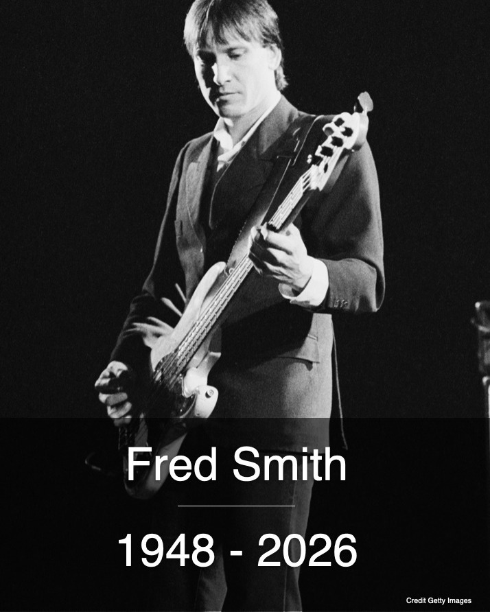 Fred Smith, the original bassist of Blondie who then joined Television in place of Richard Hell, has died at the age of 77.