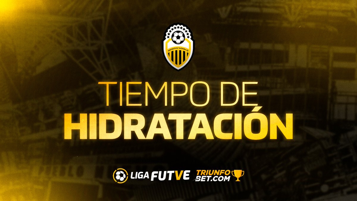 DvoTachira's tweet image. [⏱️69'] | #POR 0-0 #TAC | Hidratación #LigaFUTVETriunfoBet 🏆

#VamosTáchira 💛🖤