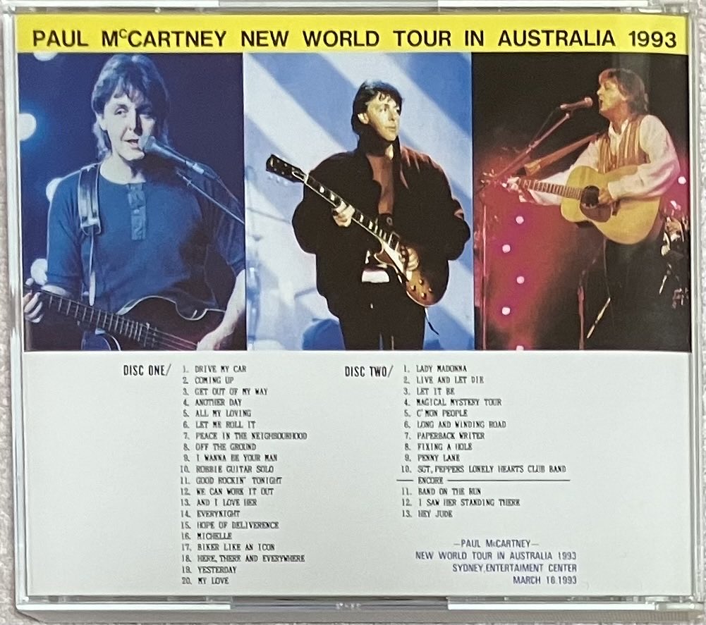 今となっては懐かしのポール1993年NWTから初日3月16日オーストラリアは