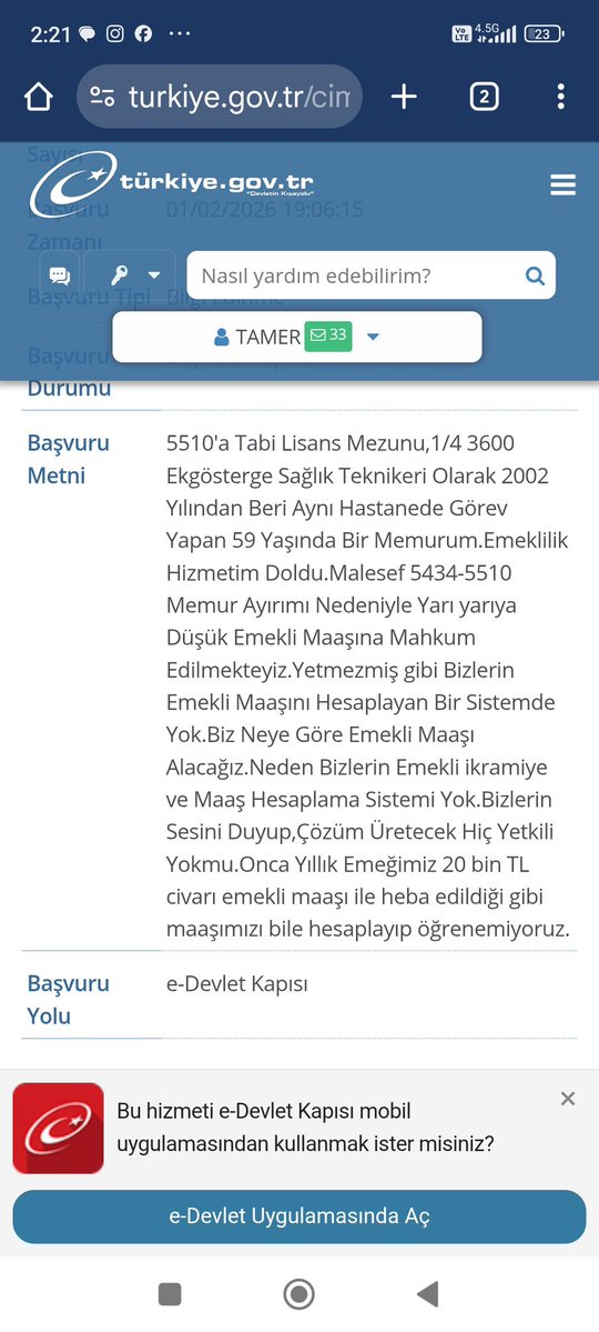 💢5510'a Tabi Memurlar Artık Haklarına Daha Güçlü Sahip Çıkmalı.Devlet Dairesinde Aynı Kadro ve Ünvan İle Görev Yapıp,5434'e Tabi MemurdanYarı yarıya Düşük Emekli Maaşı Almak Emeğimizin Çalınmasından Başka Bir Şey Değil.💢 <a href="/Akparti/">AK Parti</a> <a href="/csgbakanligi/">T.C. Çalışma ve Sosyal Güvenlik Bakanlığı</a> <a href="/MHP_Bilgi/">MHP</a> <a href="/herkesicinCHP/">CHP 🇹🇷</a>