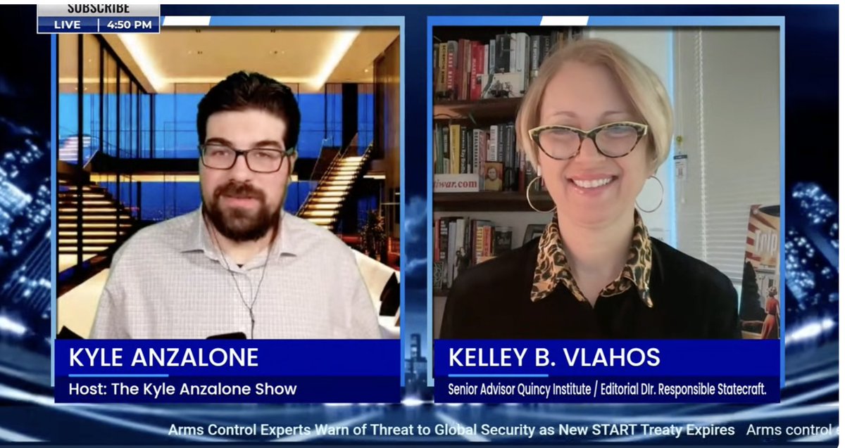 KelleyBVlahos's tweet image. .@KyleAnzalone_ @Antiwarcom  and I talked about #EpsteinFiles @Iran Hegseth taking over #StarsandStripes. What a week 😵‍💫 His show is awesome, check it out! youtube.com/watch?v=MJISfA…