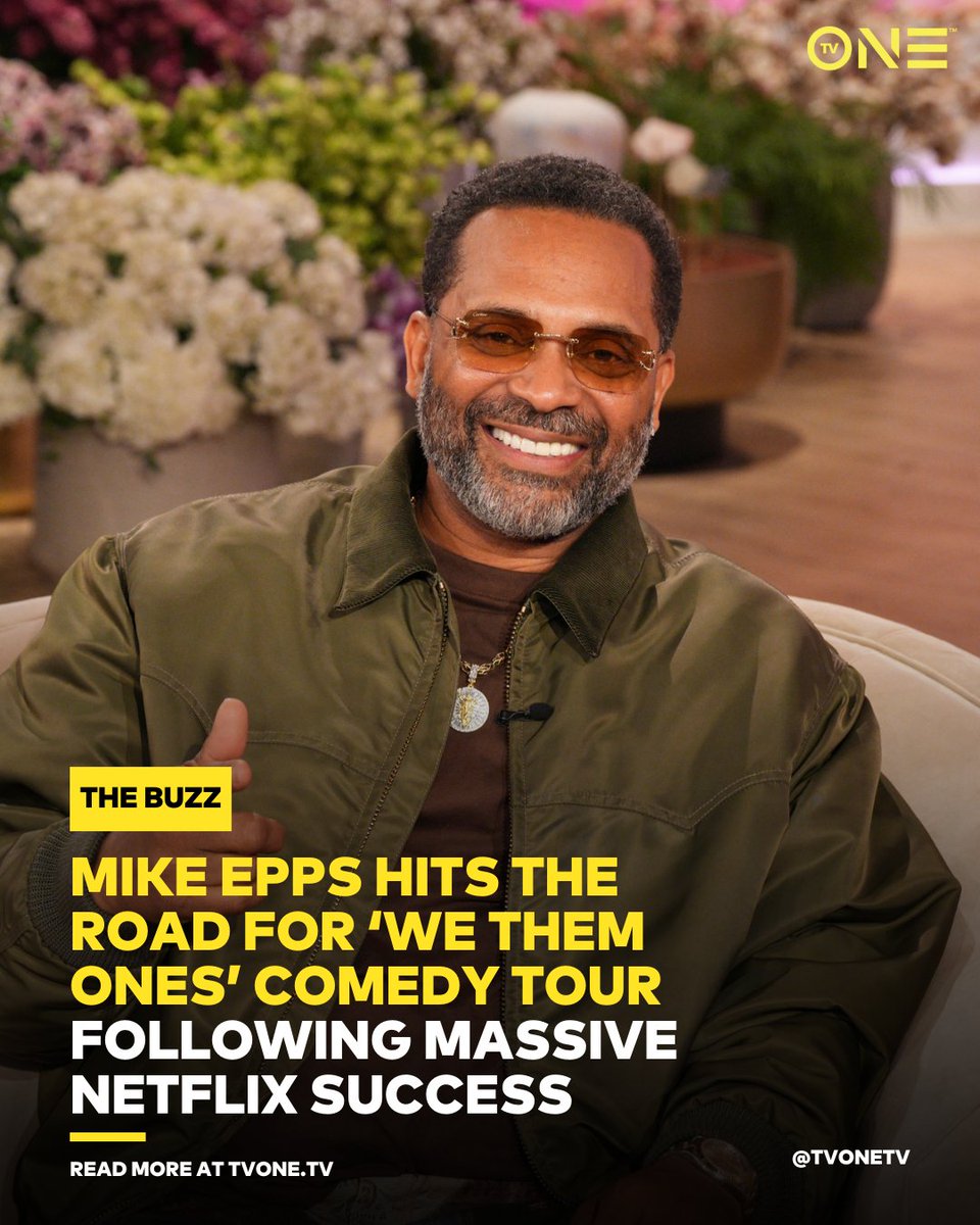 tvonetv's tweet photo. Mike Epps will headline the “We Them Ones” Comedy Tour, following Netflix’s Delusional success. Read more: https://t.co/n0du839WJM https://t.co/DfVjCq5BWU