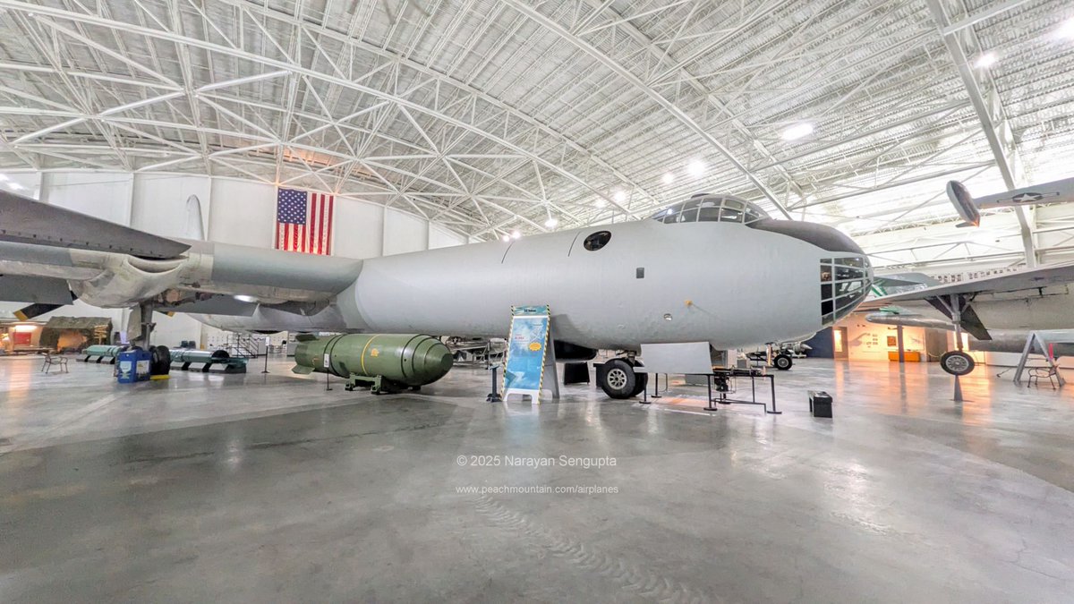 USAS_WW1's tweet photo. The SAC state... #Nebraska #avgeek #StrategicAirCommand #ColdWar: Ashland’s amazing Strategic Air Command Museum (SAC) includes Avro Vulcan, B-1, B-17, B-25, B-29, B-36... Here's a bit of the incredible B-36. 10 engines: "6 a turning and 4 a burnin'..." https://t.co/3D3avkPehd