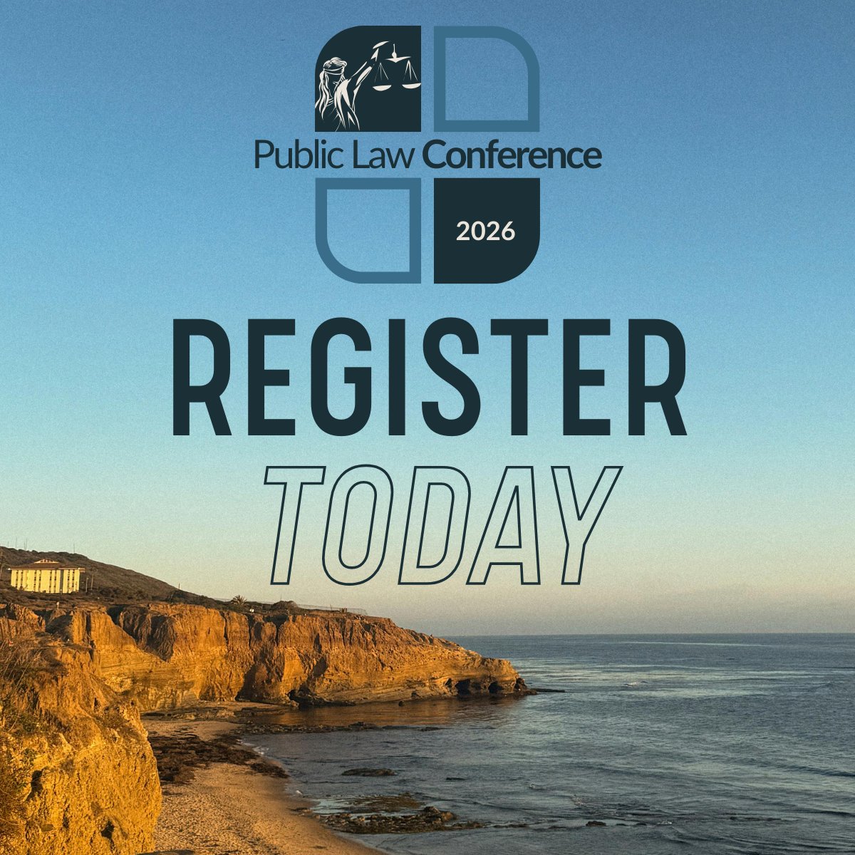 CLAPublicLaw's tweet photo. Registration is OPEN for the Inaugural Public Law Conference!
📍 March 19–21, 2026 | San Diego, CA
☀️Register today: https://t.co/vFgeJiZRob https://t.co/AaoVr8Zuvq