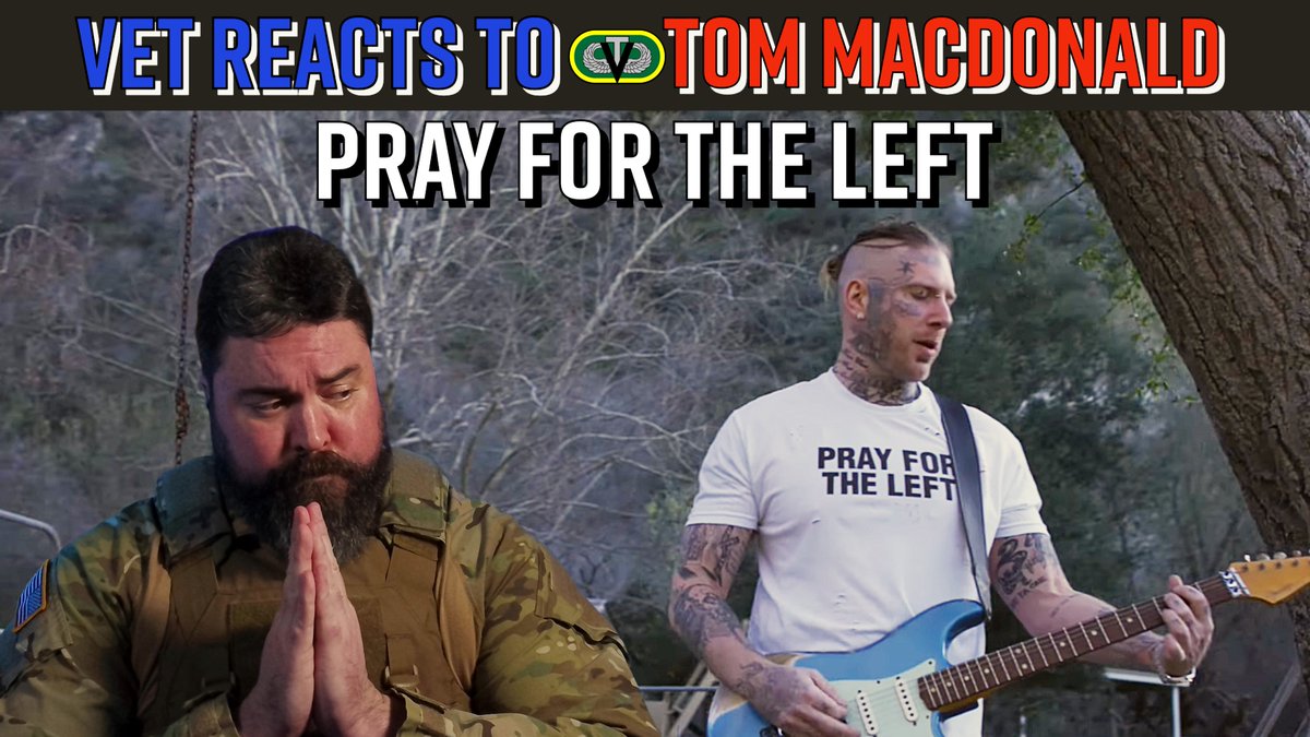 VetsTalkin's tweet image. Veteran Reaction To "Pray For The Left" - Tom MacDonald | Talkin Tunes

🔗 in the 🧵👇

#PrayForTheLeft #HOG #HangOverGang #HOGFamily #HOGArmy #HOG4Life #Music #TomMacDonald