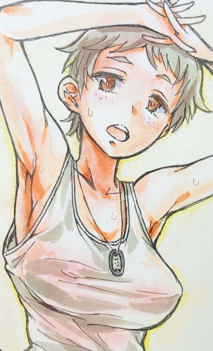 ボーイッシュ巨乳流行りなのかい?🤔
#ガルパン 