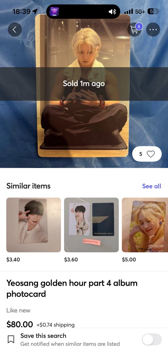 are you fucking kidding me???? ITS AN ALBUM CARD