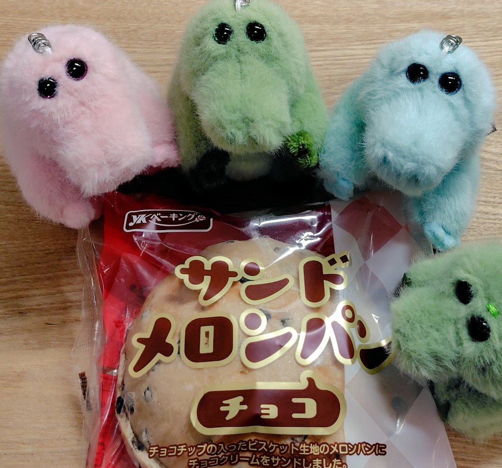 サンドメロンパンチョコ🍈🍫 #ワーリーフレンズ