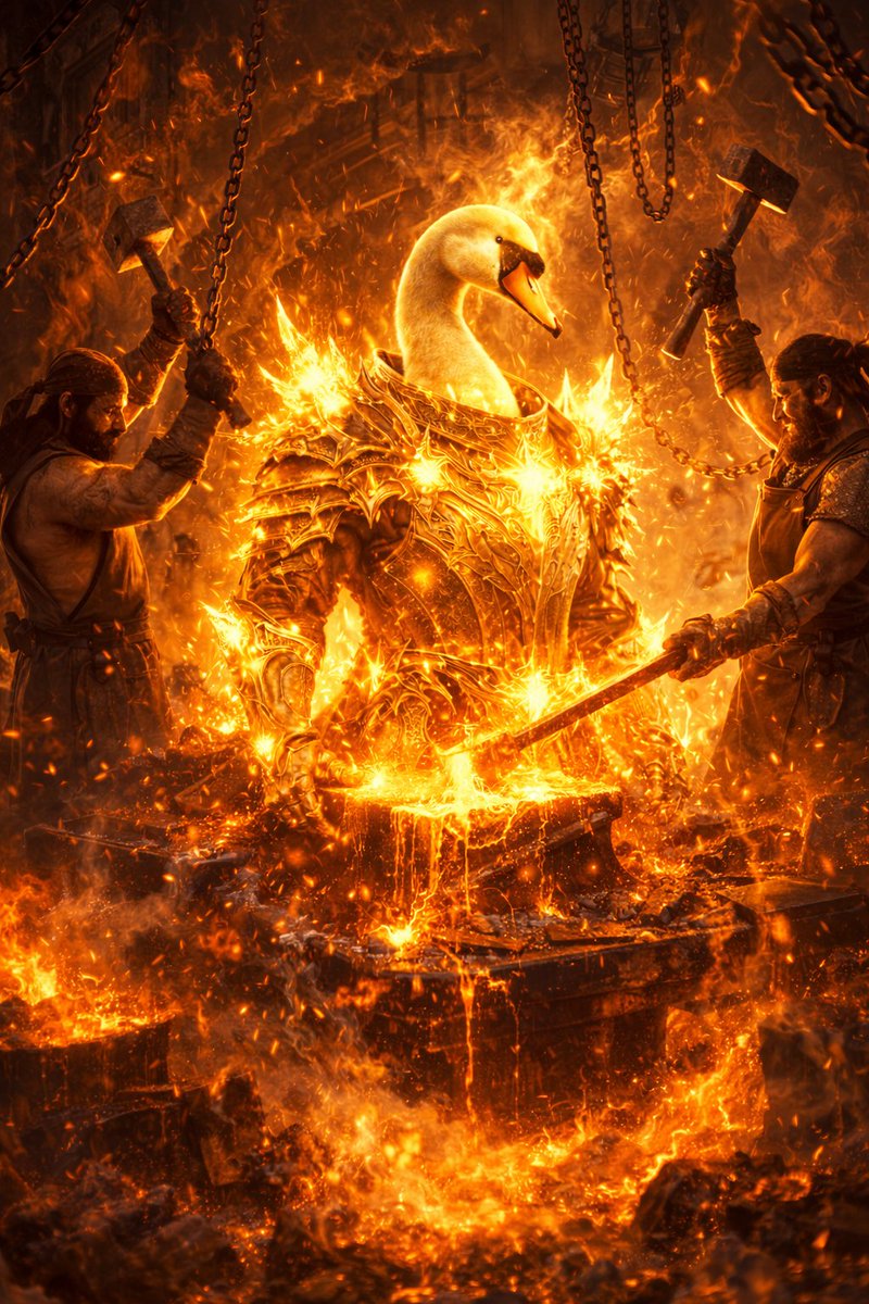 KingDevwin's tweet image. Forged in Glory🪙

$GoldenSwan