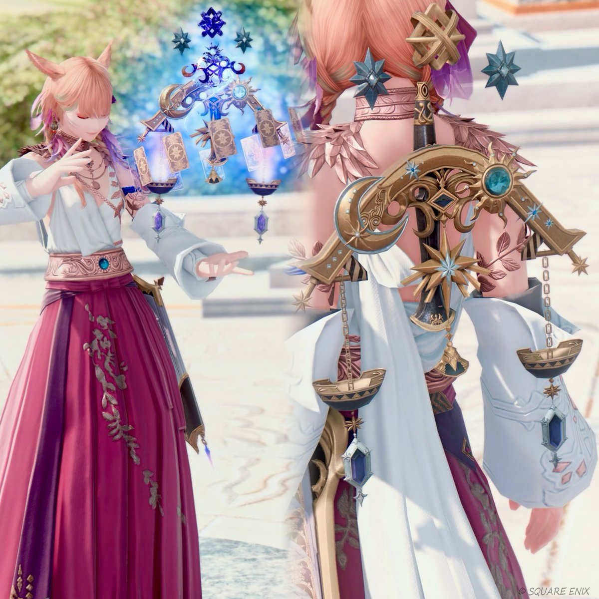 占星術師のファントムウェポン⚖️
天秤の形しててとてもかわいいので、もうちょっと話題になってもいいと思うんですよね
#FF14 #FFXIV