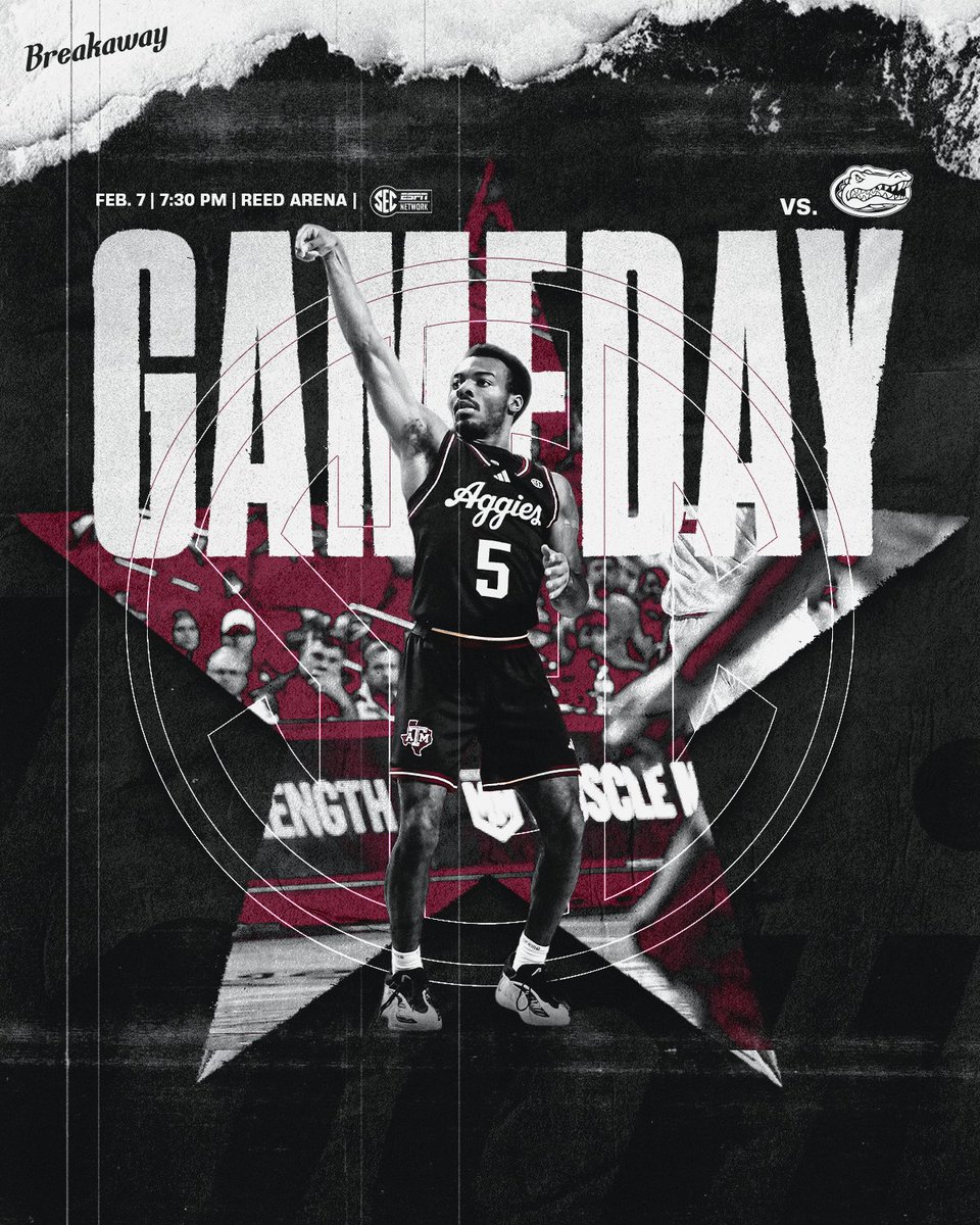Wear black. Pack Reed. Be loud.

7:30 PM

#GigEm | #BuckyBall