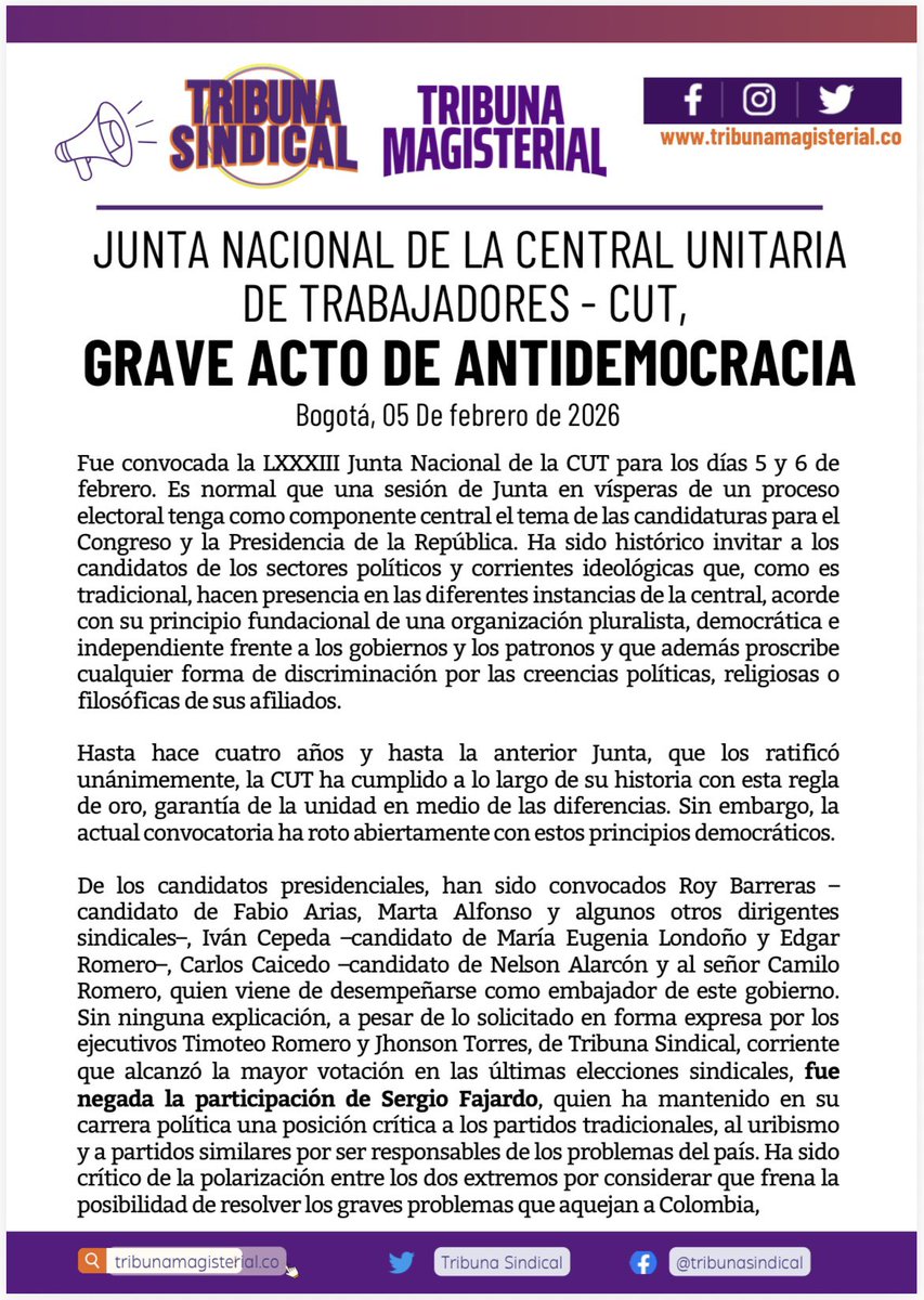 Diógenes Orjuela tweet media