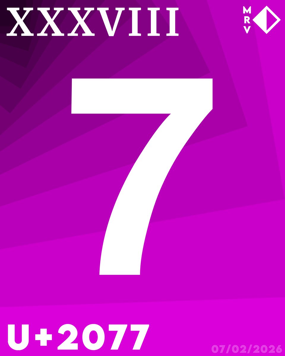 Mathis_RV's tweet image. DAY 38 - Superscript Seven