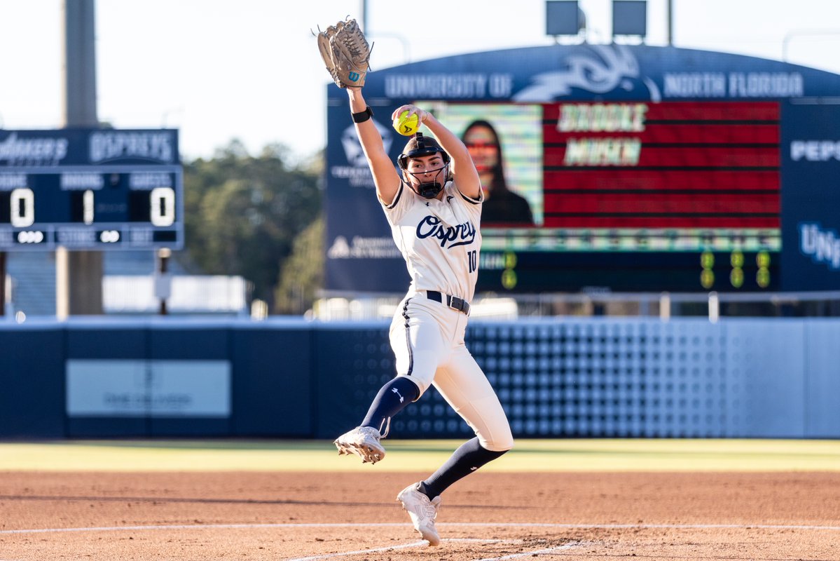 OspreySB's tweet image. Four strikeouts in five scoreless innings in Macie Hunolt's first start of the season!

#SWOOP | @HunoltMacie