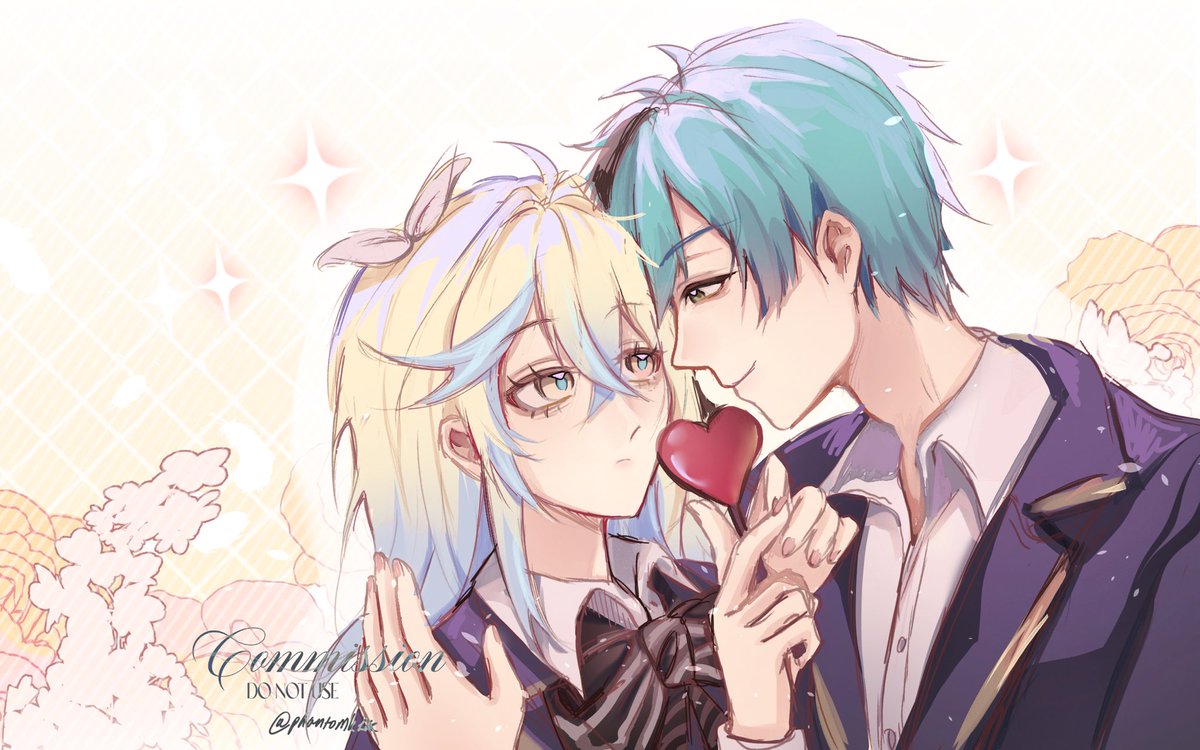 coloured sketch commission #vgen